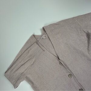 Barefoot dreams Cozy Beige light pink Cardigan with Button Closure